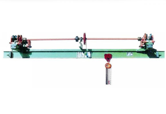 Gru a ponte singola manovella azionata manualmente