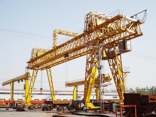 MG Model Truss Beam Double Girder Granite Gantry Crane In bulgaro